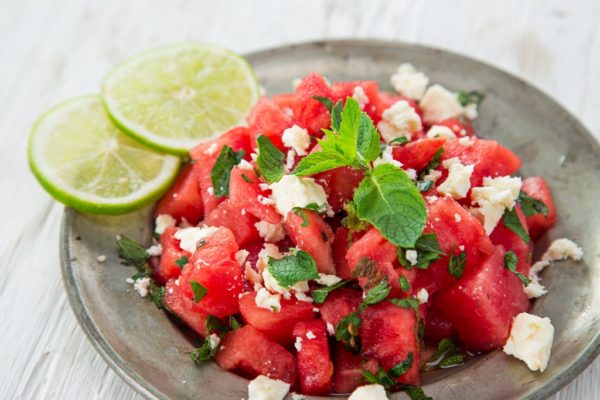 Wassermelonen-Feta-Salat